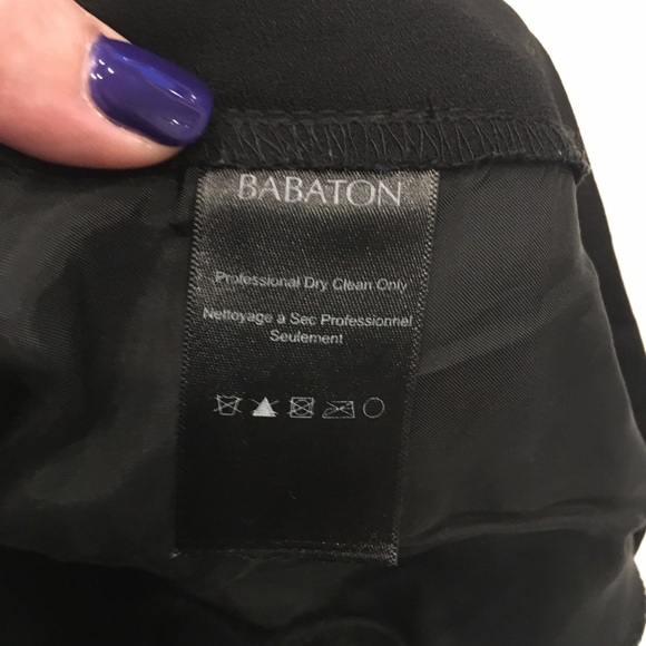 Aritzia Babaton Pleated Hi Rise Crop Pants - Picture 3 of 5